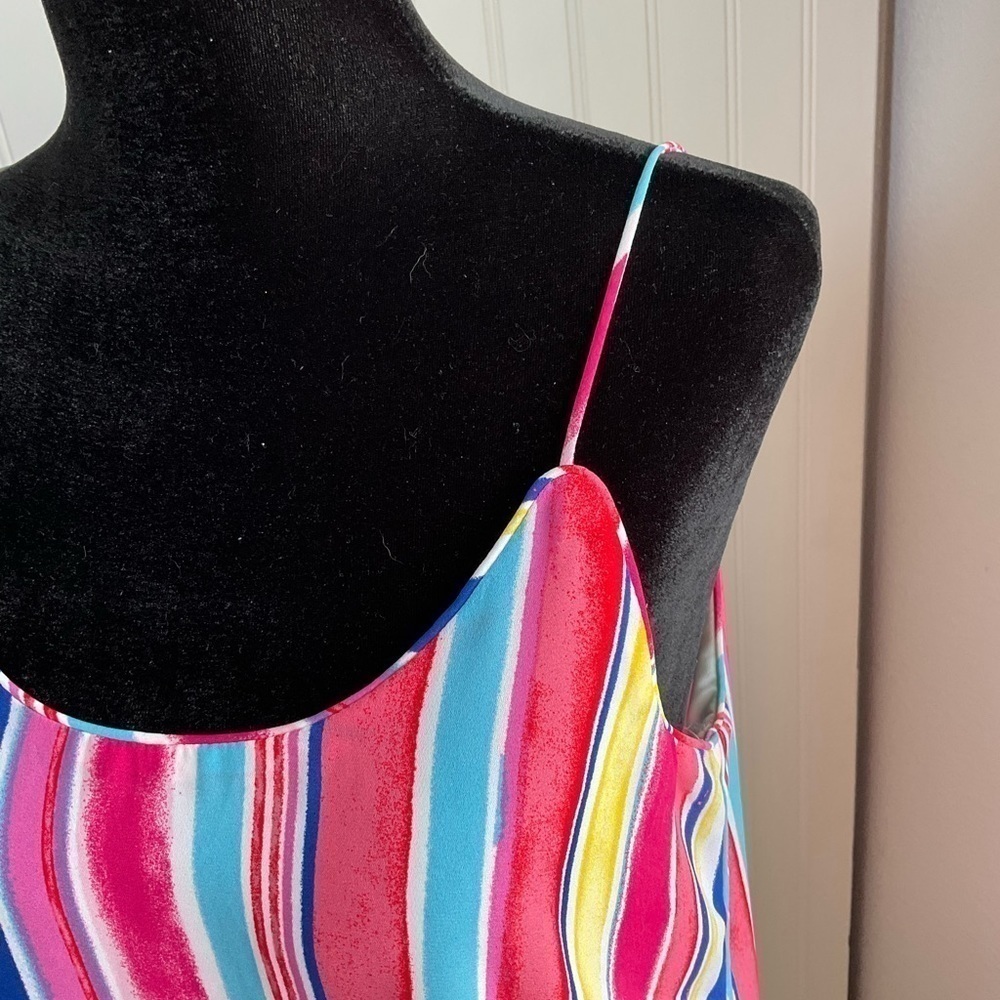 ALYA Striped Dress. - Picture 2 of 4